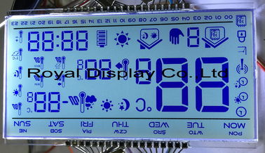 RYD1201AA Custom LCD Panel Blue White Amber Low Power Consumption
