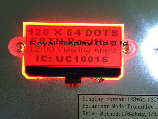 FSTN 128X64 VA LCD Panel RYG12864M St7565r Graphic Cog Module dot matrix graphnic monochrome lcd display.