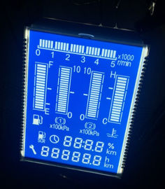 Blue Lcd Display Panel , Tft Display Panel For Heavy Duty Truck