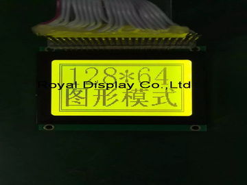128 X 64 Graphic Lcd Display , Lcd Dot Matrix Display 5v Power Supply