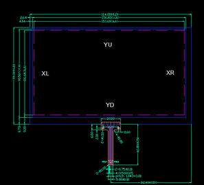 High Sensitivity Lcd Touch Panel Various Glass Thickness Acceptable