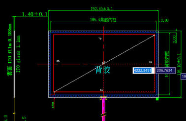 1.8"-21" Diagonal Lcd Touch Screen Module 3H Pencil Hardness Royal
