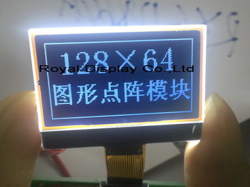 RYG12864M 3.3V Power Supply COG Dot Matrix Lcd Module With ST7565R 128X64 Dot AA=34.53*21.73mm