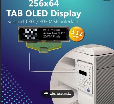 3.12 Inch OLED Display 256*64 Pixel Winstar Customize Bule With SSD1322U