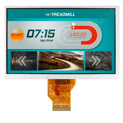 7'' 800*RGB*480 TFT LCD Module white transmissive 12H 16:9 with ST-5623D