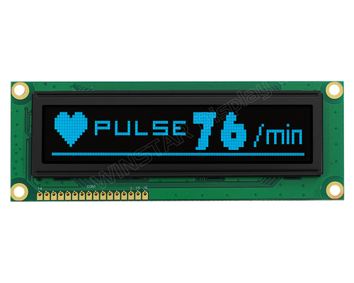 OLED LCD Module 3.84'' 100*16 Graphic Super Wide Temperature 5.0v Winstar Replace