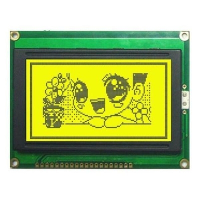 100*64 Graphic LCD Module STN 6H With SED1560 Wide Temperature Yellow Green Display Customizable