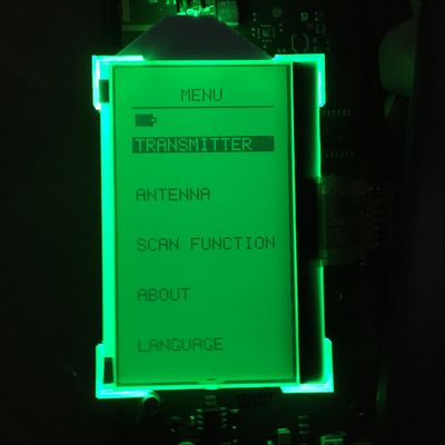RYG16080A-GYTWRGN 160x80 STN Yellow-Green LCD Module, Dual Red/Green LED Backlight, FPC Connector, UC1698U Driver