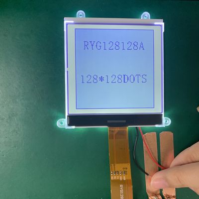 RYG128128A Square 128x128 Dot Matrix LCD Module STN Gray Positive Display 3.3V Logic.