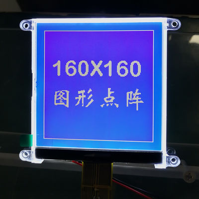 RYG160160 160x160 Dot Matrix LCD Module FSTN Positive Display 3.3V Logic White LED Backlight FPC Connection