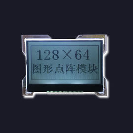 Green Color Lcd Screen COG LCD Module With 128 * 64 Pixels Resolution Mono Lcd Panel