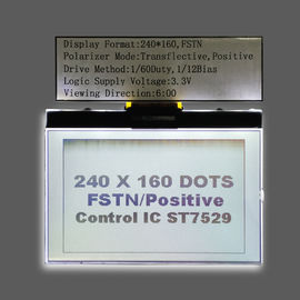 White Backlight Fstn 240 * 160 Dots Graphic LCD Module For Matrix Character LCD Display