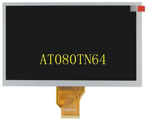 At080tn64 Innolux 8" LCM 800X480 Automotive LCD Panel 0.226W
