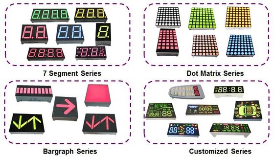 Hot selling One digits SMT display smd 7 segment led display