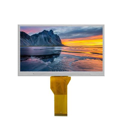 7 Inch 1024*3(RGB)*600 Lvds IPS I2c TFT LCD Display With CTP Muti-Color LCD