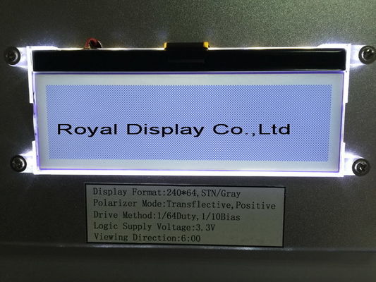  Custom Size 240X64 STN Parallel FFC UC1611s Controller Graphic LCD Module Serial Cog Monochrome