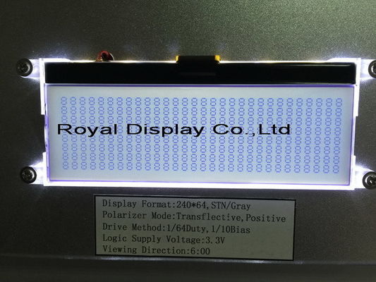 ODM OEM Stn FSTN Type 240X64 Cog Stn Monochrome 24064 LCD Graphic Module Display