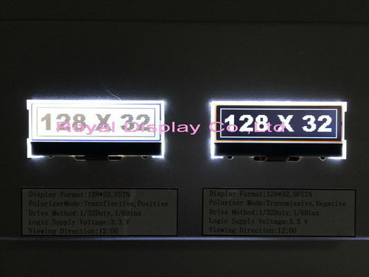 Customized 128*32DOTS IC ST7921 Capacitive with white LED backlight Graphic LCD Module 128x32 Dots For Electronic Scale