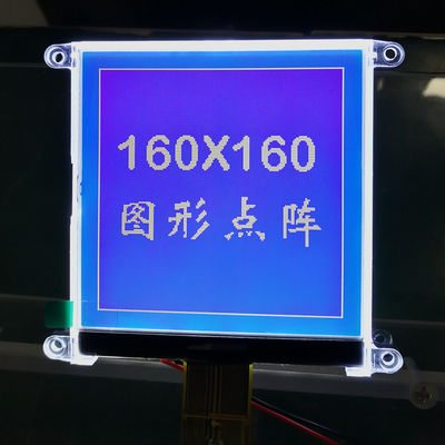 160*160 60mA Graphic LCD UC1698u Cog FSTN DOT Matrix LCD Display Blue ROHS ISO