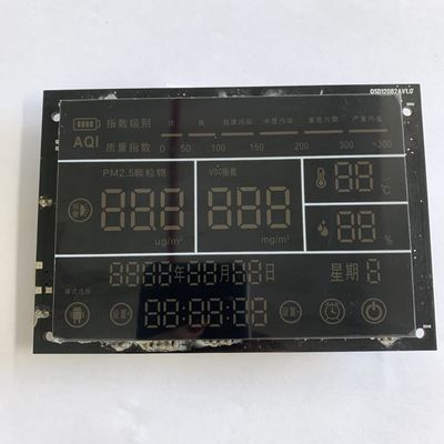 High Brightness Monochrome Electronic Digital Time Display Instrument Change Day With Date