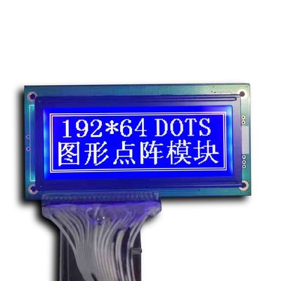 Factory Customized Size Monochrome Dfstn 19264 Dots White Pixel Black Background COB Cog LCD Display