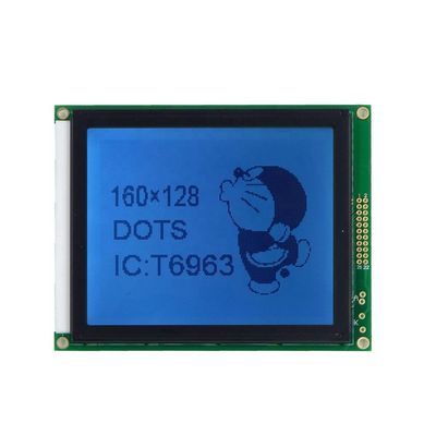 160128 Graphic LCD Module T6963c 5V 22 Pin 160X128 LCD Display