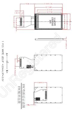 1.14TFT 135*240 IPS Transmissive IC ST7789V Blackwhite LED White LCD Display