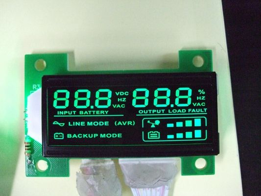 12864 Stn RoHS FSTN Positive LCD Display 1/9 Duty For Input Battery