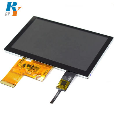 800×480 Dots Tft Lcd Display Transmissive 5.0in Touch Panel Lcd Monitor
