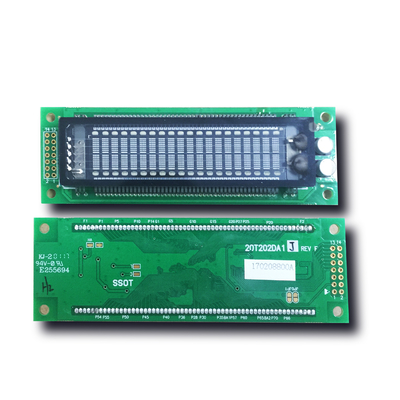 4X20 Vacuum Fluorescent Display FSTN Positive DOT Matrix VFD For Automotive