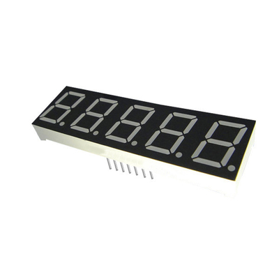 180mcd Seven Segment LED Display Common Anode 5 Digit LED Display 0.56 Inch