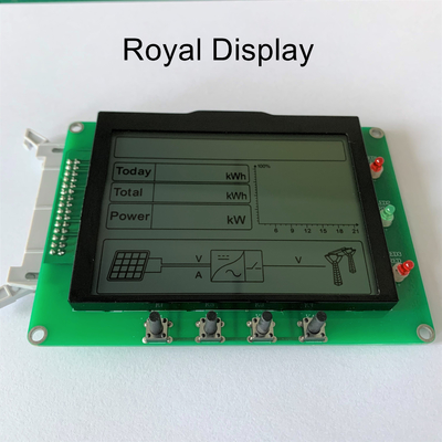 128X16dots Icon FSTN Transflective Positive 1/65duty 1/9bias Graphic LCD Display