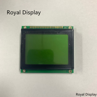 128X64dots STN Yellowgreen Graphic LCD Display Monochrome COB LCD Module