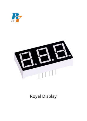 0.56 Inch LED Segment Display CC Polarity 110mcd 7 Segment LED Display