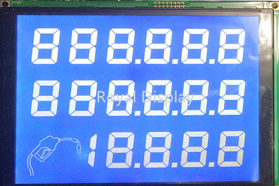 Tokheim 5V VDD Negative Lcd Display Board CTP LCM For Fuel Dispenser