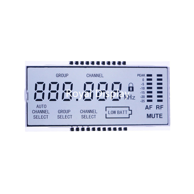 Custom Digit Segment Odometer VA Transparent LCD Screen Display White LED Backlight