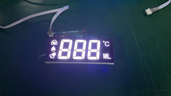 Ultra Thin White 7 Segment LED Display Common Cathode For Timer Indicator