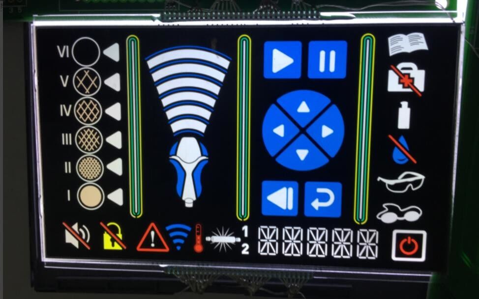 RYD2080VV01-B Pos Lcd Display Five Colors Printing Custom Va Lcd Panel