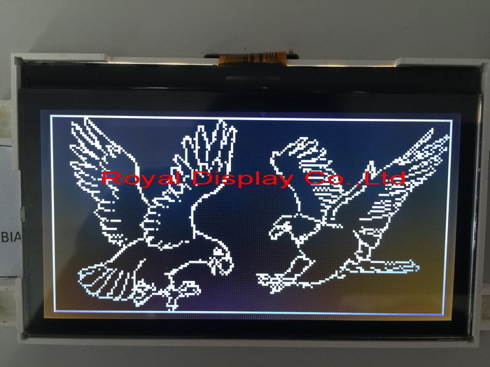 192*48 Graphic LCD Module With Backlight AT0107 6H 12H Wide Temperature Industrial Display
