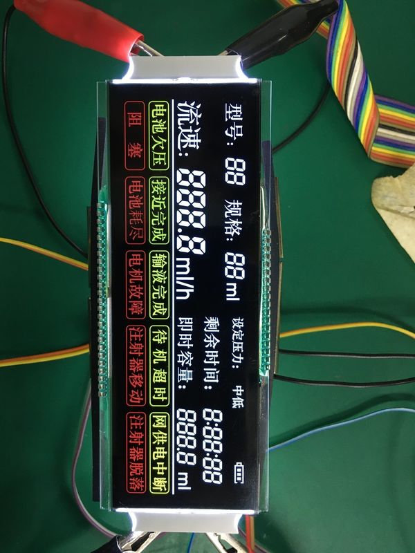 Customized 7 Segment Lcd Screen TN HTN VA STN FSTN Segments LCD for Thermostat Energy Meter Lcd