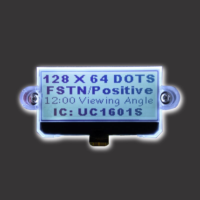 ST7565R SGS FSTN Positive Transmissive LCD Module 128×64 DOT Matrix Cog FPC Line