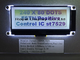 240X80 Dots Graphic COG STN FSTN LCD Display With LCD Backlight