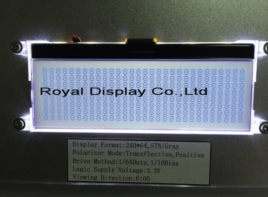 Customized Design Cog 240X64 Dots Graphic Lcd Display With Lcd Backlight