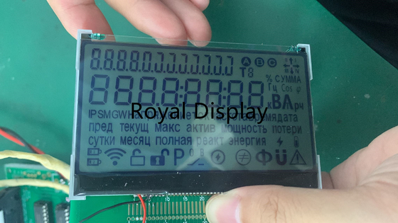 ST7033 IC 7 Sgement Lcd Display TN STN FSTN Custom LCD Panel For Electronic Meter