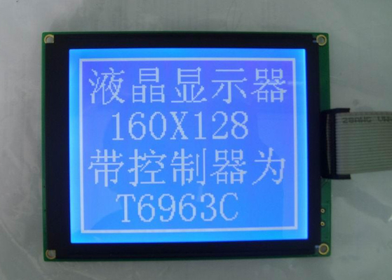 160*128 Graphic LCD Module 100% Replace WG160128B With T6963C Controller