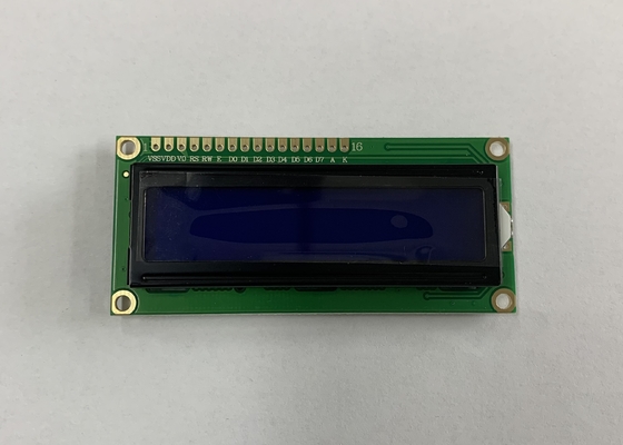 1602 Character LCD Display Monochrome STN Blue Alphanumeric LCD 16X2