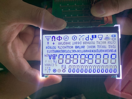 Numeric Monochrome Digital Custom LCD Display 7 Segment Type