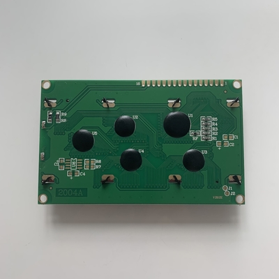 4x20 Character LCD Display Module with Yellow Green Backlight