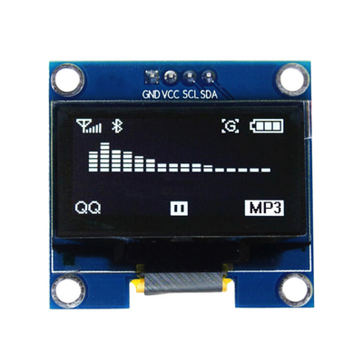 High Contrast Color 0.96'' OLED Display Module 128X64 Dots Matrix Screen