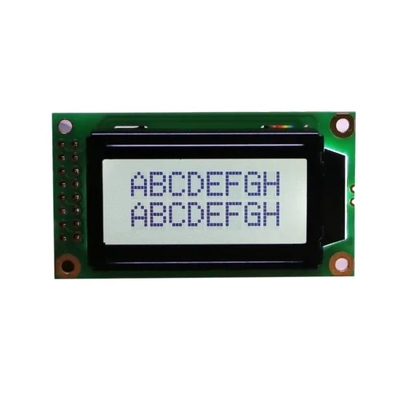 Positive 0802 Character LCD Display Module STN Yellow/Green Monochrome